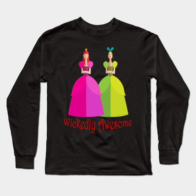 Wicked Stepsisters Long Sleeve T-Shirt by amadeuxway